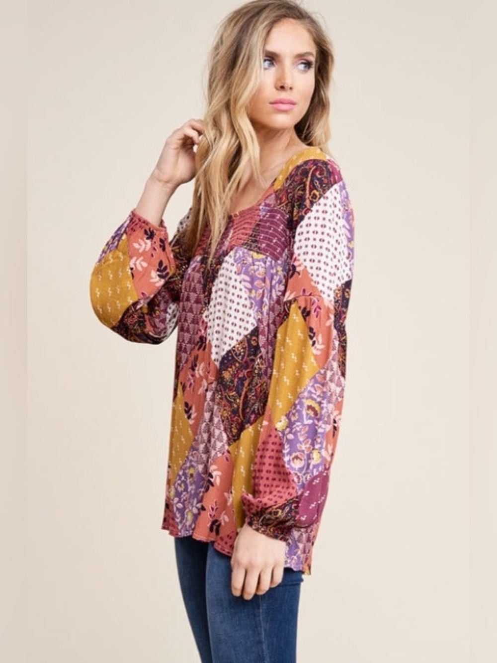 Staccato patchwork blouse - Picture 8 of 8